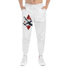 Aviator Style Athletic Joggers with Vintage Plane Design