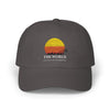 Vintage Sunset Dad Cap - "The World is Your Playground"