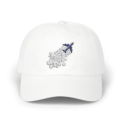Classic Dad Cap with Airplane Embroidery - Casual Summer Hat for Travelers