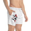 Vintage Aircraft Swim Trunks - Men's Summer Beach Shorts