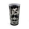 20oz Travel Tumbler — "Flight Attendant" Retro Airplane Stainless Steel Cup