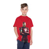 Kids Iron Man Sports Jersey - Red Superhero Tee for Active Play
