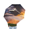 Skyline Adventure Semi-Automatic Foldable Umbrella - Travel & Outdoor Essential