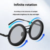 New 9-gear Adjustable High Light Transmission UV Polarized Sunglasses