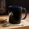 Pilot Pup Coffee Mug — Black Accent Ceramic Mug with Aviator Dog Design (11/15oz)