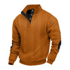 Stand Collar Long Sleeve Jacquard Knitted Pullover Sweater