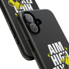 Dynamic Phone Case with Motivational Design - Aim High, Fly Higher!
