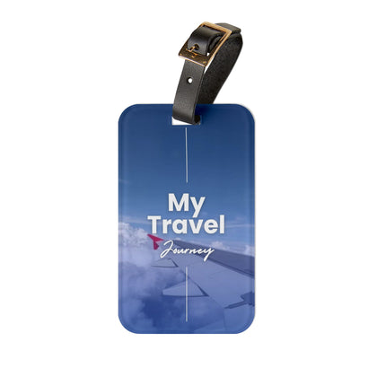 Personalized Luggage Tag, Travel Accessory, Baggage ID, Vacation Gift, Airplane Journey Label, Unique Travel Keepsake