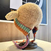 Cute Christmas Antler Plush Hat For Women, Warm In Autumn And Winter