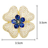Creative Fashion All-match Four-leaf Clover Brooch