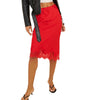 Women's Lace Patchwork Color Block Skirt