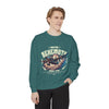 Retro-Inspired Graphic Sweatshirt, Casual Wear, Gifts for Him/Her, Comfortable Lounge Sweatshirt, Vintage Style Apparel