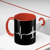 Pilot Heartbeat Coffee Mug — Airplane ECG Travel Lover Gift (11/15oz)