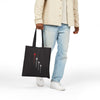 Airplane Formation Canvas Tote — Red Lead Plane Graphic Cotton Tote