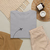 Travel Tee — “Where to next?” Airplane Graphic T‑Shirt