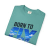 Born to Fly T-Shirt — Airplane Graphic Tee, "Sky Is Not The Limit" Aviation Pilot Shirt