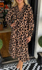 Pullover V-neck Long Sleeve Dress