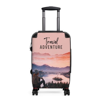 Travel Adventure Suitcase - Stylish Luggage for Wanderlust, Perfect for Trips, Vacations, Travel Enthusiasts, Holidays, and Explorations