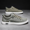 Breathable Ice Silk Cloth Casual Shoes Pure Color Tied Casual And Comfortable Low Top Sneaker