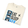 Eat Sleep Fly Repeat T-Shirt — Pilot & Aviation Travel Tee