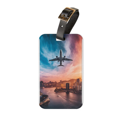 Aviation-Themed Luggage Tag - Perfect Travel Accessory with Airplane Design