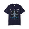 Aviation Graphic T-Shirt — 'Aviation: Life in the Sky' Airplane Tee for Pilots & Travel Fans