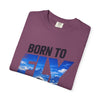 Born to Fly T-Shirt — Airplane Graphic Tee, "Sky Is Not The Limit" Aviation Pilot Shirt