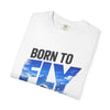 Born to Fly T-Shirt — Airplane Graphic Tee, "Sky Is Not The Limit" Aviation Pilot Shirt