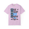 Eat Sleep Fly Repeat T-Shirt — Pilot & Aviation Travel Tee
