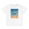 Youth Air Travel Competitor Tee - Vintage Plane Design, Perfect for Young Adventurers