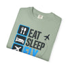 Eat Sleep Fly Repeat T-Shirt — Pilot & Aviation Travel Tee