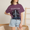 Aviation Graphic T-Shirt — 'Aviation: Life in the Sky' Airplane Tee for Pilots & Travel Fans