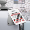 Retired Firefighter Luggage Tag – "Retired Firefighter and Still Smokin' Hot" Travel ID