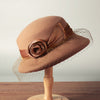 Wool Cap Children's Dome Mesh Decoration Fur Felt Hat