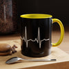 Pilot Heartbeat Coffee Mug — Airplane ECG Travel Lover Gift (11/15oz)