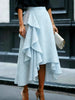 New Irregular Wave-Hem Elegant Skirt