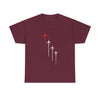 Airplane Formation Tee — Red Lead Jet Graphic T-Shirt