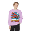 Fly High Vintage Airplane Sweatshirt, Unisex Crewneck Top, Cozy Gift for Aviation Lovers, Travel Lovers, Birthday Gift