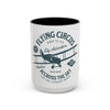 Flying Circus Adventure Coffee Mug, Travel Gift, Aviation Memories, Pilot Coffee Cup, Unique Airplane Mug