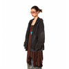 American Retro Washed Distressed Hooded Solid Color Hoodie