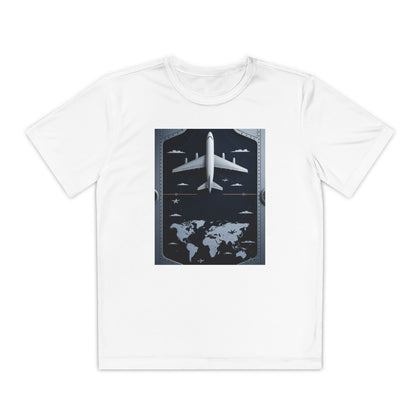 Youth Aviation Graphic Tee - Travel Inspired T-Shirt