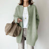 Ins Single Breasted Cardigans Fashion Solid Color Knitted Jacket Women's Autumn Spring Clothing