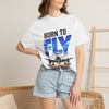 Born to Fly T-Shirt — Airplane Graphic Tee, "Sky Is Not The Limit" Aviation Pilot Shirt