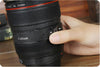 Transhome Creative Self Stirring Mug Camera Lens Mugs 300ml Battery Style Stainless Steel Milk Coffee Cups For Sporting Travel
