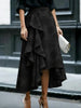 New Irregular Wave-Hem Elegant Skirt