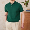 Polo Shirt Pure Cotton Breathable Hollow Retro Gentry