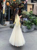Women's High-waisted Niche Mid-length Mesh Skirt