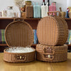 Souvenir Vintage Woven Rattan Suitcase