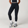 Nude-Feel Yoga Pants High-Waist Contrasting Color Quick-Dry Trousers