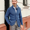 Casual Long Sleeve Solid Color Knitted Coat